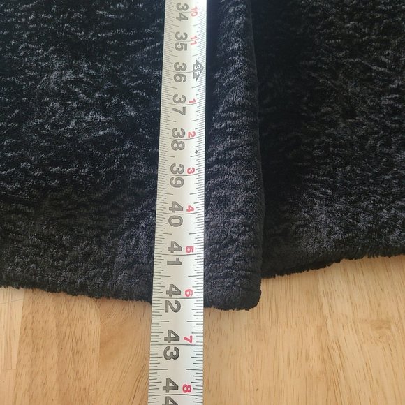 Vintage Black Coat with Fur Collar Granny Chic - Picture 7 of 12